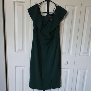 Emerald Green Midi Dress